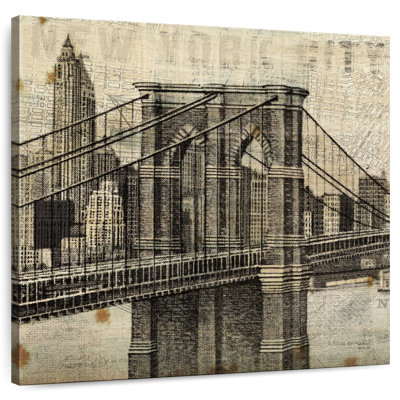 Lilie, NY, pont de Brooklyn, horizon II