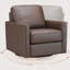 Chaise pivotante en cuir Vara-826901769
