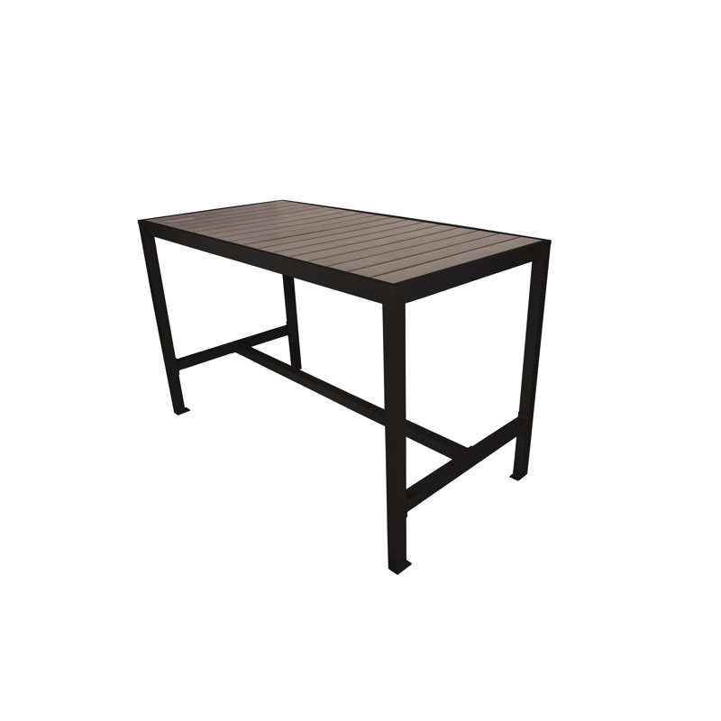 Table de bar 4 pieds Seaside, Brown/Gray