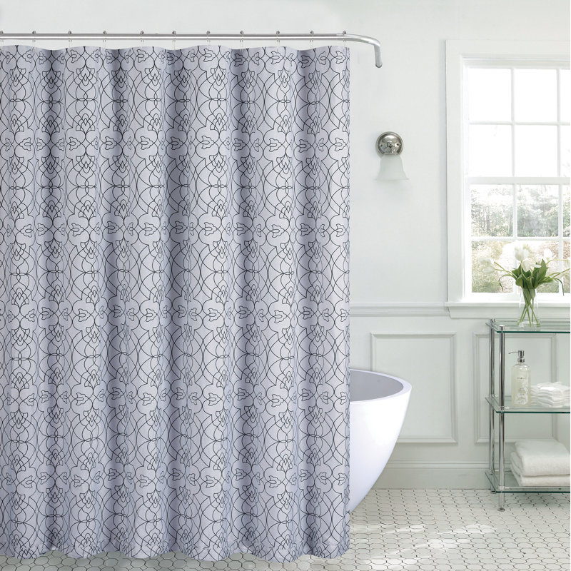 Overstreet Shower Curtain, Silver