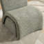 Fauteuil d'appoint avec repose-pieds Modern Chenille-700148718