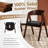 4 Solid Wood Upholstered Dining Armchairs-1138066215-1138066213