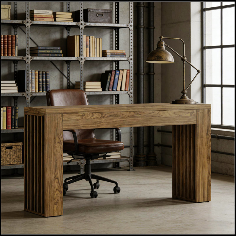 Stable Console Table With Farmhouse Charm, Perfect For Hallways And Behind Sofas, Adding Rustic Elegance And Storage.