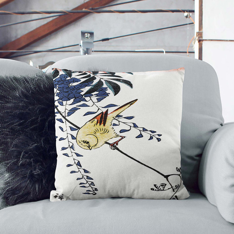 Square Throw Cushion, 40cm H x 40cm W x 15cm D