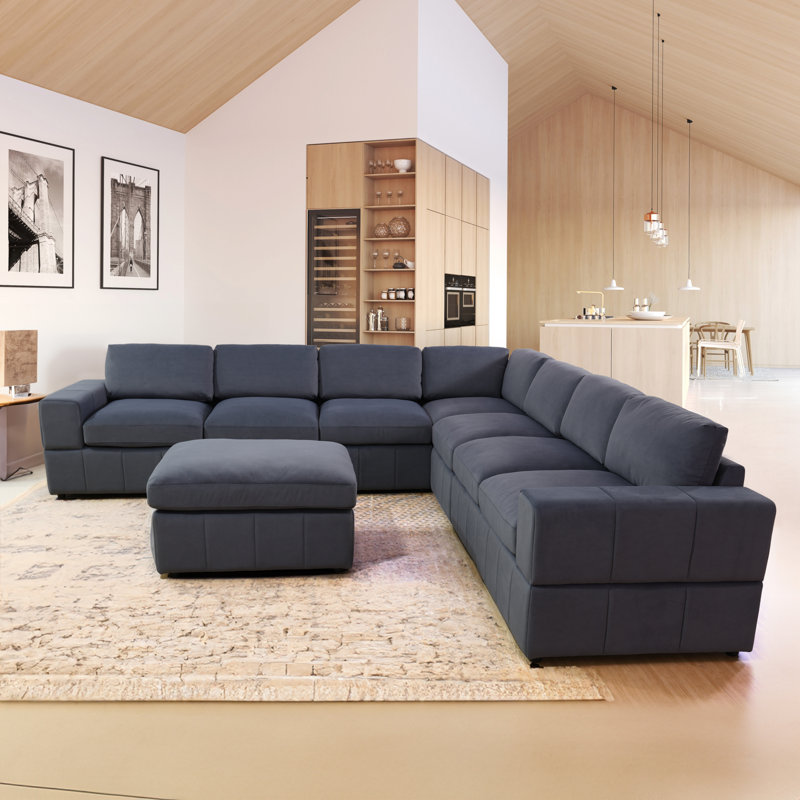 Canapé modulaire en coin 8 pièces Rayiona