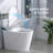 Tankless One Piece Smart Toilet with Bidet Built In with Foot Kick Sensor, Auto Open/Close Lid, Warm Air Dryer, Night Light, Power Outage Flush, White-125048857