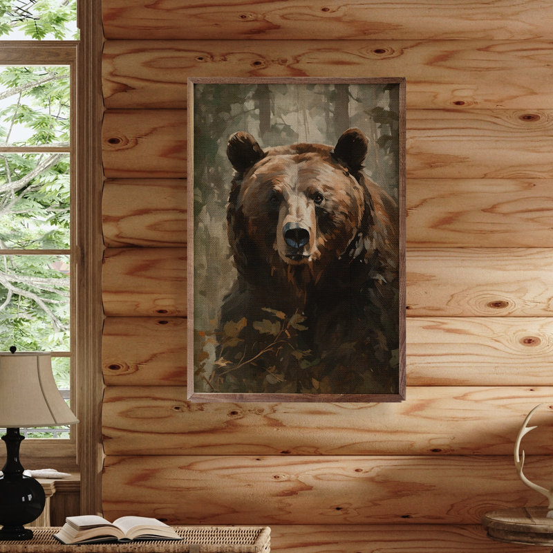 Brown Bear Portrait, 24" H x 16" W