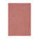 Everyday Solid Machine Woven / Power Loomed Performance Rust Red Rug