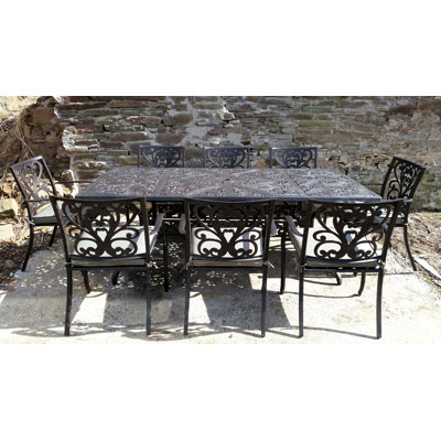 Pathard 8 Seater Dining Set with Cushions