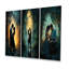 «Twilight Tenderness Couple», ensemble de 3 reproductions d'art mural en métal-1741057693