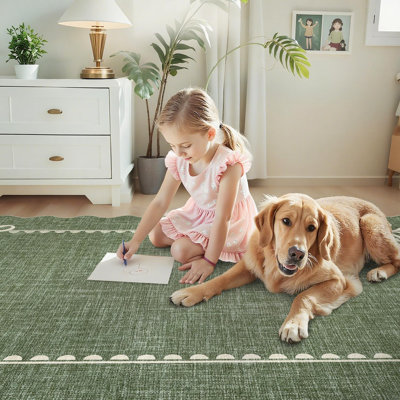 Rectangle Washable Area Rug