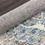 Tapis oriental crème / bleu sarcelle / beige Mogos-32707582