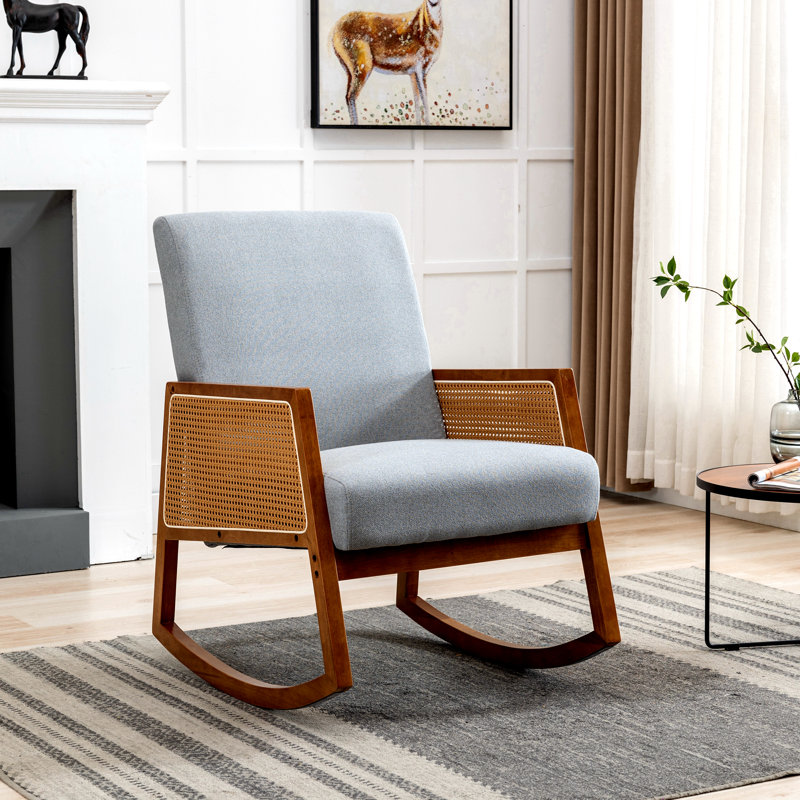 Chaise berçante Janise, Light Grey