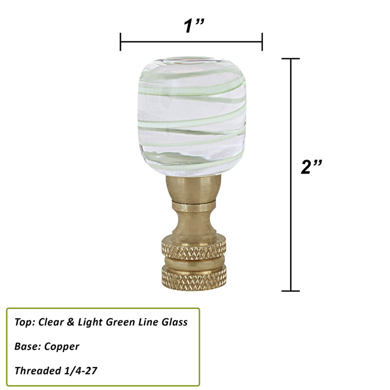 Lampe à fleuron, Vert clair
