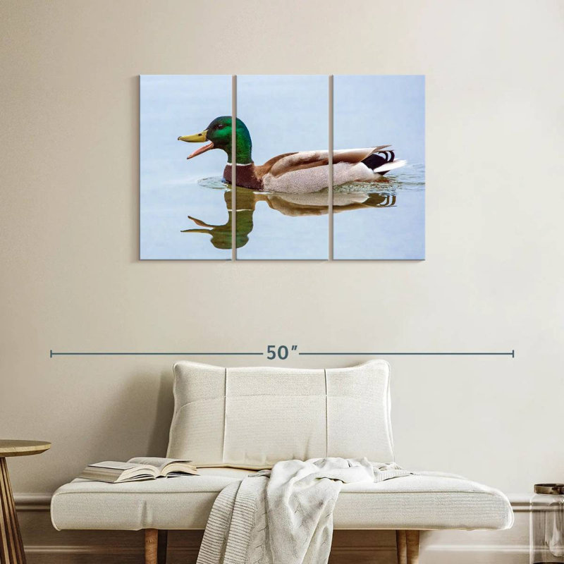 Brampt Floating Mallard Duck, 24" H x 38" W
