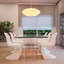 Boomerang Glass Dining Table