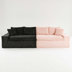 Black/Pink Velvet