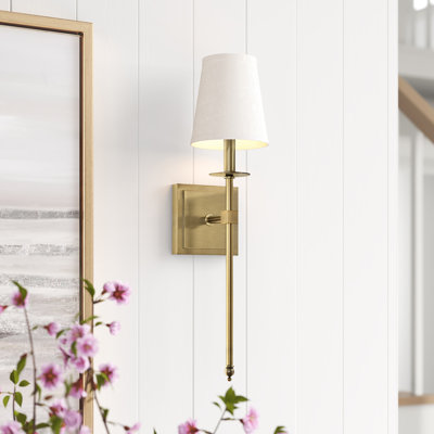 Barrett 1 - Light Dimmable Wallchiere in Warm Brass