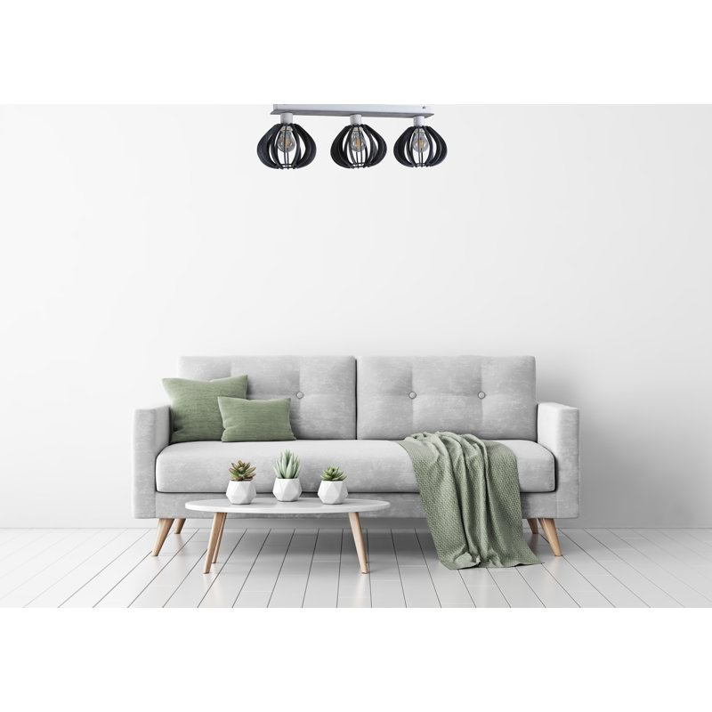 Parma Flush Mount, Grey
