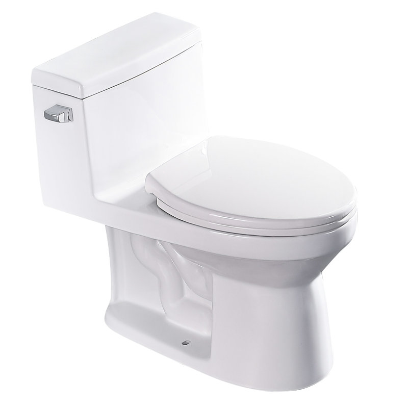 Toilette en céramique avec couvercle - chasse d'eau silencieuse, sans obstructions, fuites de matériaux modernes et fiables