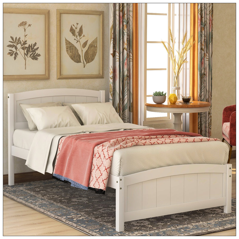 Lit pour chambre à coucher, Blanc