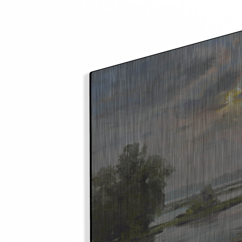  «James River from Belle Isle 2» par Chuck Larivey, art mural en métal, 12 po x 12 po