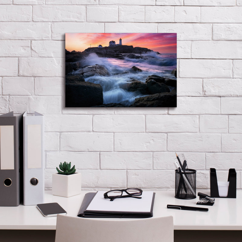 Breakwater Bay 'Dawn Of A New Day' by Rick Berk Canvas Wall Art, 40" x 26", H 12 po x l 18 po x P 0,75 po