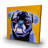 Flash the pug - 32"x32" art on canvas