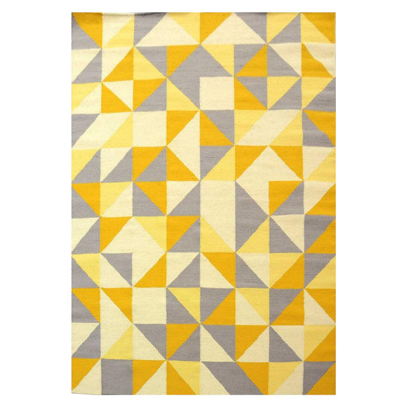 Anaya Geometric Wool Hand Woven Area Rug, Rectangle 170 x 240cm