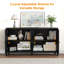 Buffet avec tablettes réglables et 4 portes-1474103605
