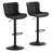 Swivel Height Adjustable Bar Stools Faux Leather Upholstered Counter Stools With Metal Frame-662277681