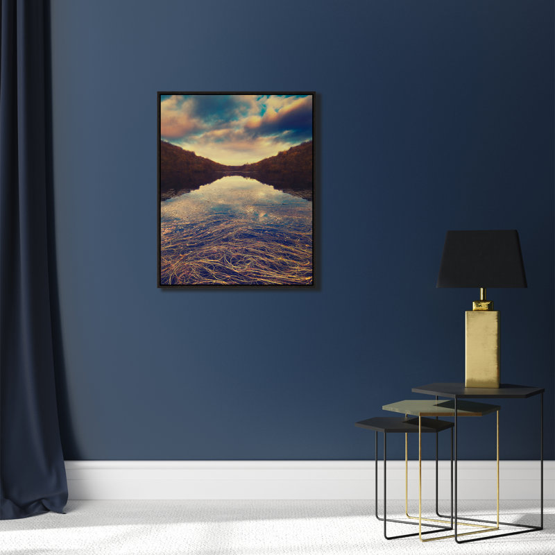 «Here and Elsewhere V» par David Keochkerian - photographie, H 31,75 po x l 25,75 po, Image au pinceau gel