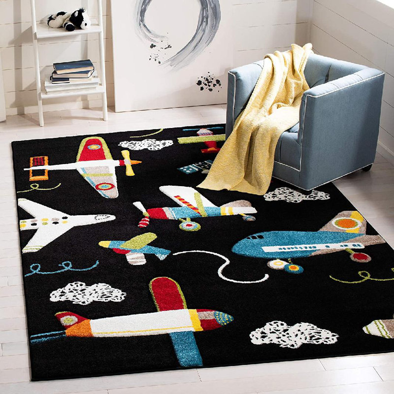 Tapis fantaisie Ryleigh Kids 100 Performance, Rectangle 4 pi x 6 pi