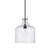 Baldwyn 1-Light Dimmable Hammered Glass Shade Single Bell Pendant-868235530