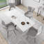Extendable Metal Base Dining Table-1530622991-1529121494