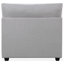 Fauteuil sans accoudoirs gris Blydenburgh