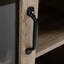Armoire à vin Wine - Keep Your Organized, Design élégant, buffet l 31 po x H 36,25 po avec plus d'espace, poids de tablette de 11 lb, finition brune