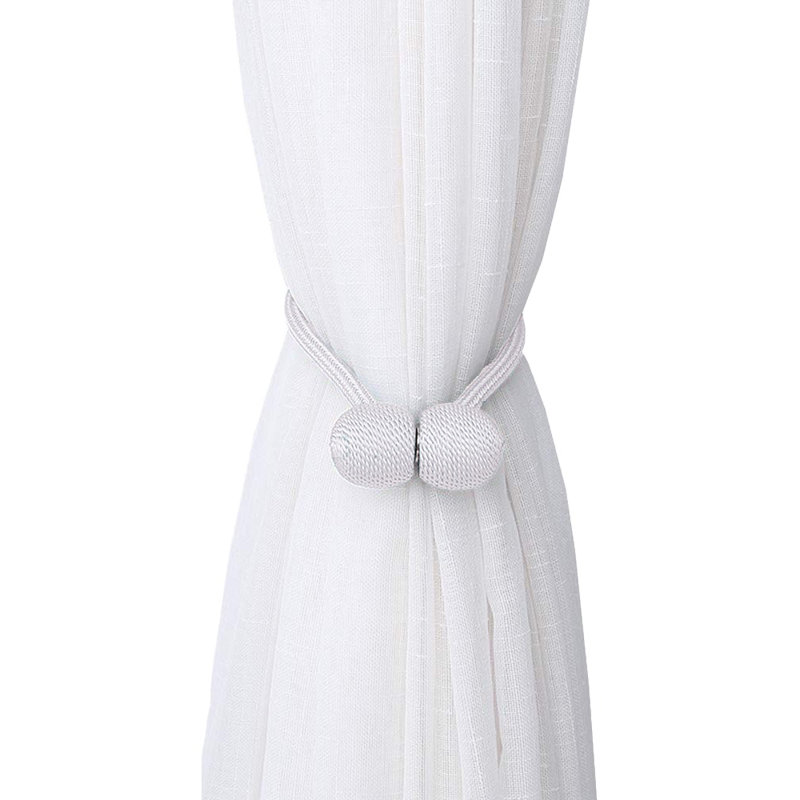 Towerside Curtain Tieback, White