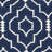 Rodgers Hand Woven Flat Weave Wool/Cotton Geometric Rug in Blue/Ivory-1349064449