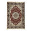 Hand-Knotted High-Quality Red and Blue Area Rug