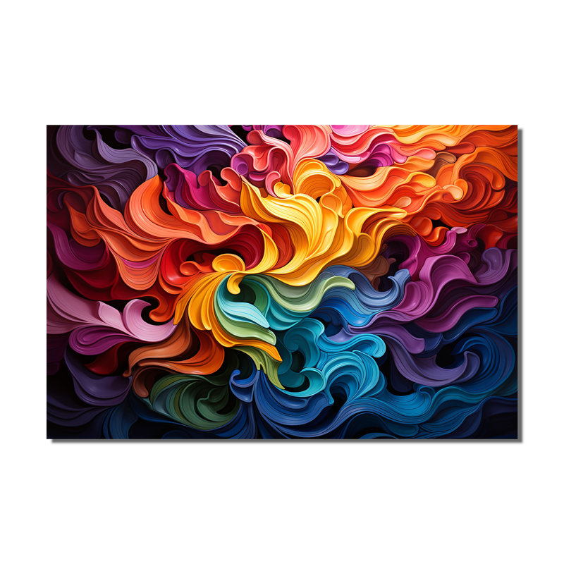Opt Art Vibrant Illusions II - impressions sur toile modernes