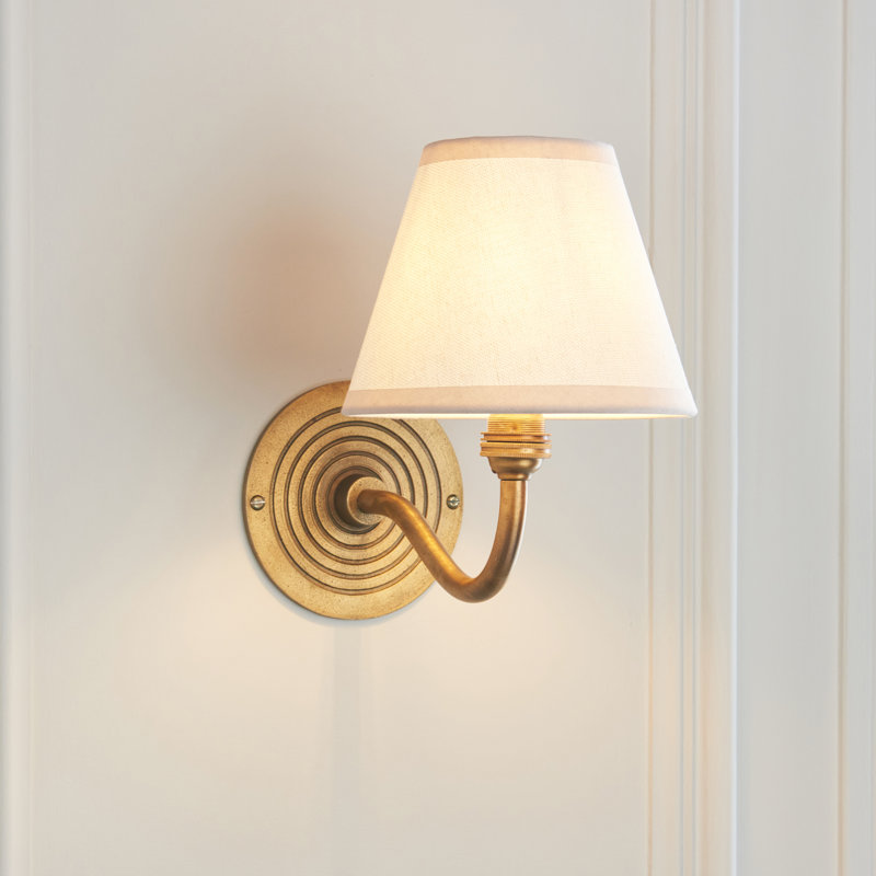Horwitz Steel Armed Sconce, Beige