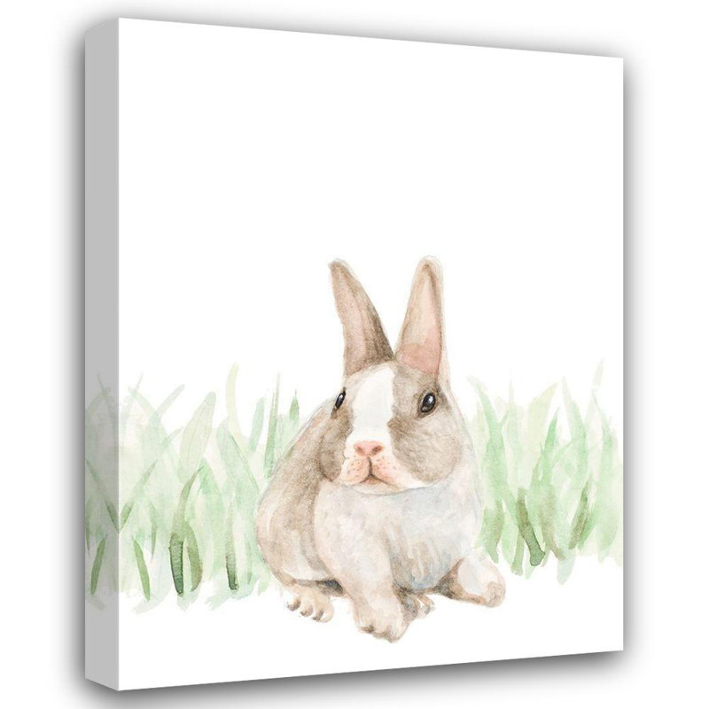 «August Buny In The Grass», August August, H 36 po x l 28 po