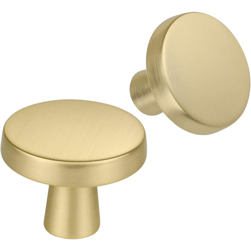 Boutons d'armoires - Paquet de 10 boutons de tiroir en alliage de zinc avec conception de champignon pour armoires de cuisine et commodes