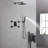 Full Body Shower System with Body Jets and Handheld Shower