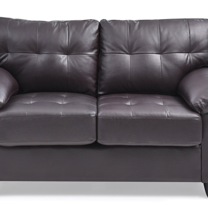 Causeuse Gallant G905A-L avec dossiers amovibles et structure en bois franc pour une assise confortable et durable