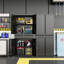 Armoire de garage en métal avec tablettes réglables et tiroir à outils Agilar (H 71 po x l 31,5 po x P 15,7 po) Agilar-1925682591