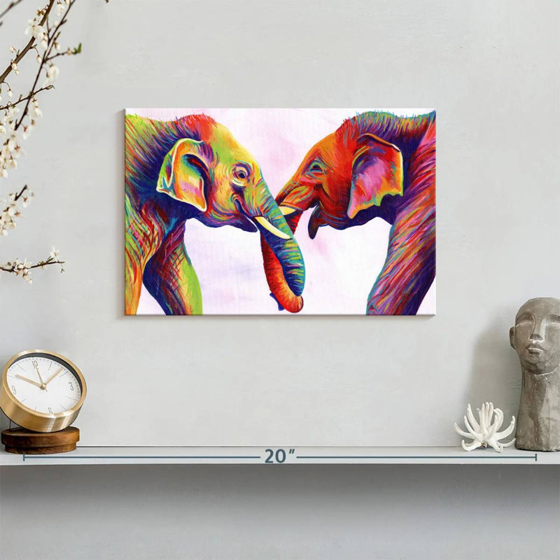 Brampt Elephant Calves, 8" H x 12" W