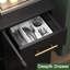 Armoire de cuisine de 70,9 po avec tablette à micro-ondes George Oliver, huche de cuisine moderne avec station de charge, grande armoire de plancher avec tiroirs et portes-797508364