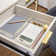 Thomas Martha Stewart Plastic Stackable Office Desk Drawer Organizers with Metallic Trim, 9" x 6"